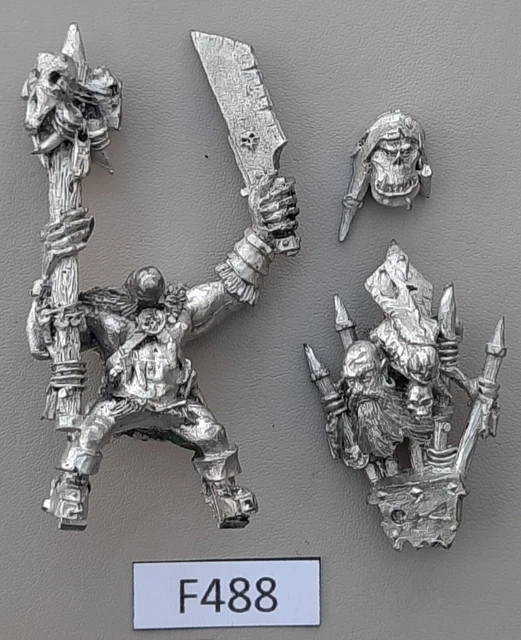 Warhammer Fantasy – Orc Warboss Sur Sanglier – Metal – Oldhammer – Games Workshop