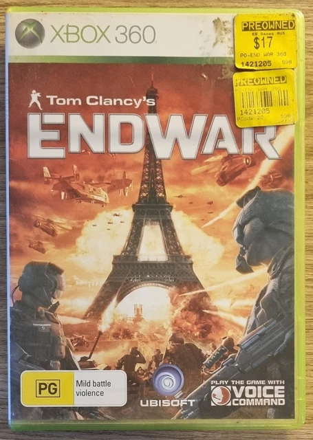 Tom Clancy's EndWar End War ~ Microsoft Xbox 360 game & manual ~ PAL ~ FREE post