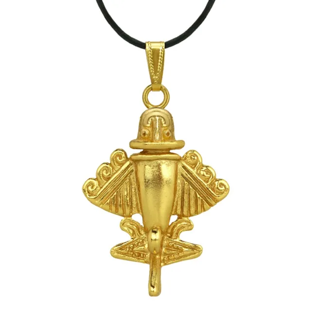 Quimbaya Flyer #9 24k GP Museum Reproduction 20" Necklace | Across The Puddle