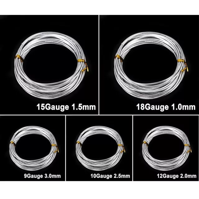 1/1.5/2/2.5/3mm Craft Wire Aluminum artwork making 1 Roll practical hot stock