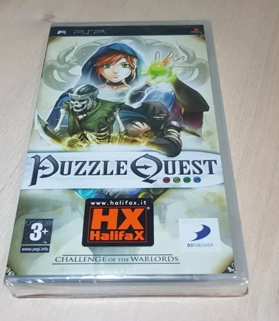 Puzzle Quest Challenge of the Warlords Game PSP Pal New Factory Sealed