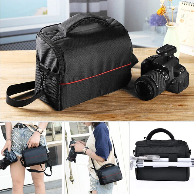 Camera Protective Bag Shoulder Pouch Zipper Case for Nikon Canon Sony EOS DSLR