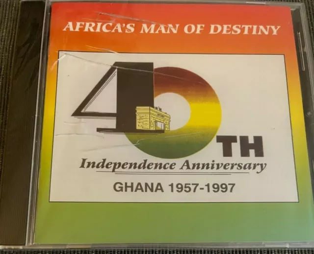 Africa's Man of Destiny GHANA 40th Independence Anniversary 1957-1997 CD Sealed