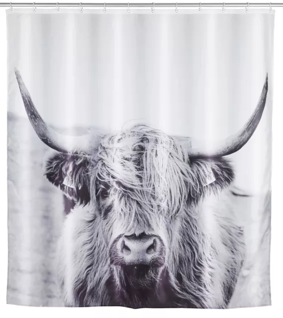 Duschvorhang YAK, 180 x 200 cm, Polyester, Wenko