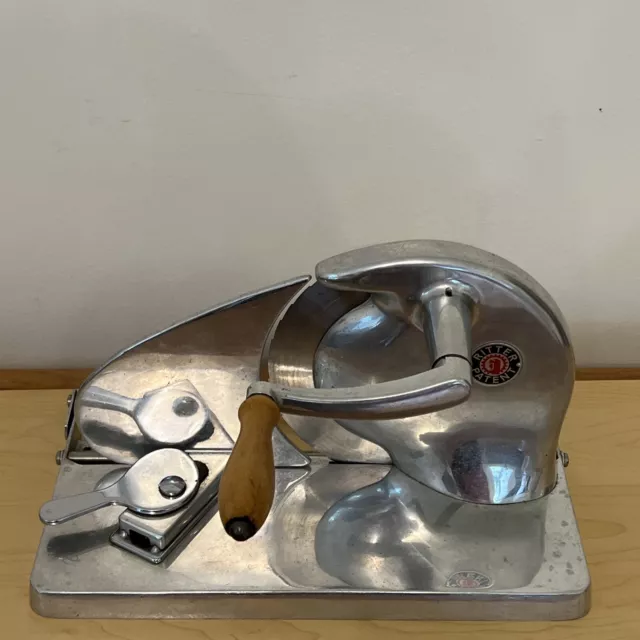vintage Ritter Patent manual Hand Crank meat slicer food kitchen vintage Ritter Patent manual Hand Crank meat slicer food kitchen