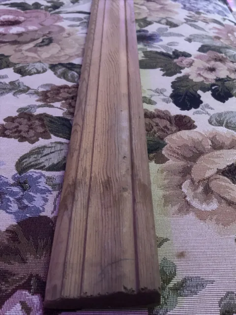 Vintage Clear White Pine 11/16”x2-1/2” Colonial Eased Edge Casing Trim 60” Long 3