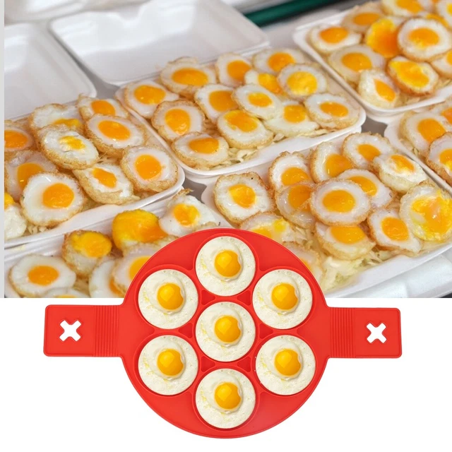 03 stampi per uova strumento da forno anello per uova con manici stampo in silicone per cottura fai da te