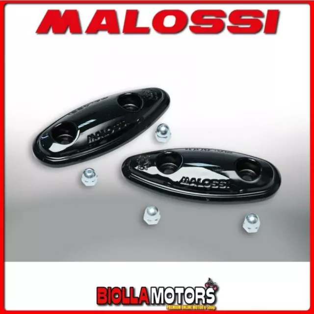 2513138.N0 2 Coperture Specchietti Malossi Yamaha Tmax 500 Ie 4T Lc 2004->2007 C