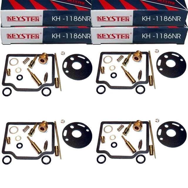 4x Keyster KH-1269NFR Carburetor Repair Kit For Honda CB900 F (1980-1982) – Japan-made