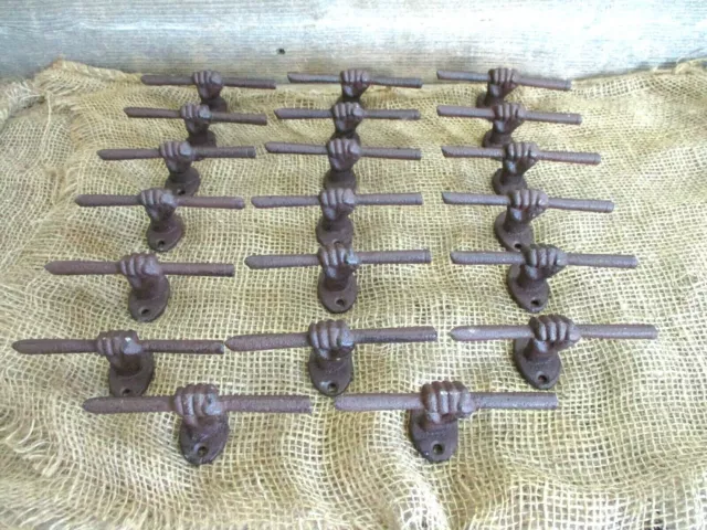 20 Rustic Hand And Stick Drawer Pulls Bin Handles Farmhouse Cupboard Bathroom