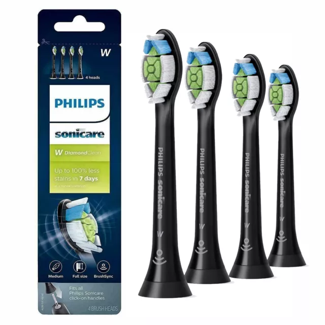 4PACK Philips W Sonicare Optimal White HX6063 Toothbrush Replacement Heads Brush