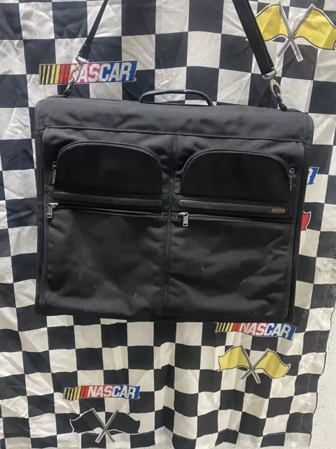 Tumi Ballistic Nylon Black Garment Bag Luggage Travel Suitcase 22134D4
