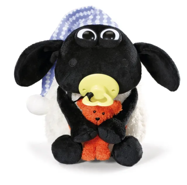 Nici 41470 The Sheep Shaun das Schaf Kuscheltier Timmy mit kleinem Bär, Schnu...
