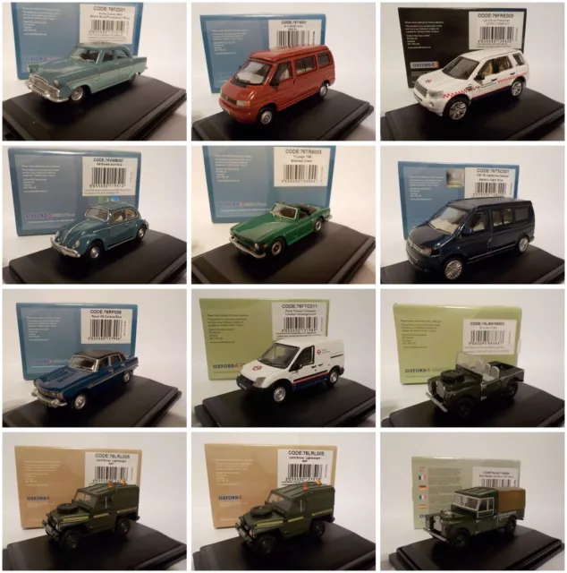 Model Cars (One Postage,All you can buy) Oxford Diecast 1/76 New