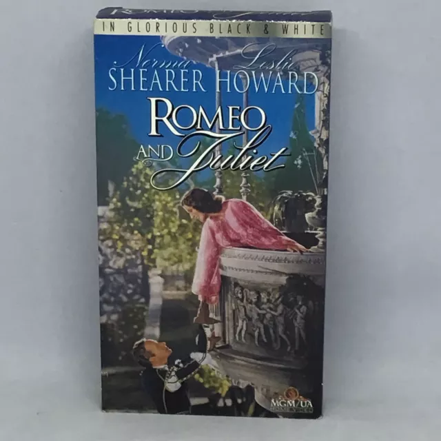 Romeo and Juliet (VHS, 1992) Norma Shearer, Leslie Howard Classic 1936