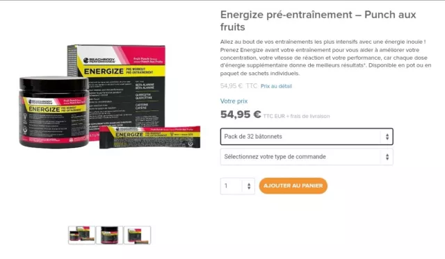 Pack Beachbody Performance - Pre-workout / Post Workout - Valeur  940 € - BBF 22 2