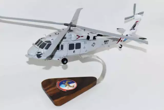 Sikorsky® MH-60S SEAHAWK® (Knighthawk), HSC-3 Merlins, 16" Mahogany Scale Model