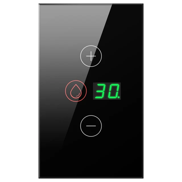 Interrupteur de chauffe-eau WiFi intelligent commande vocale activée et accès