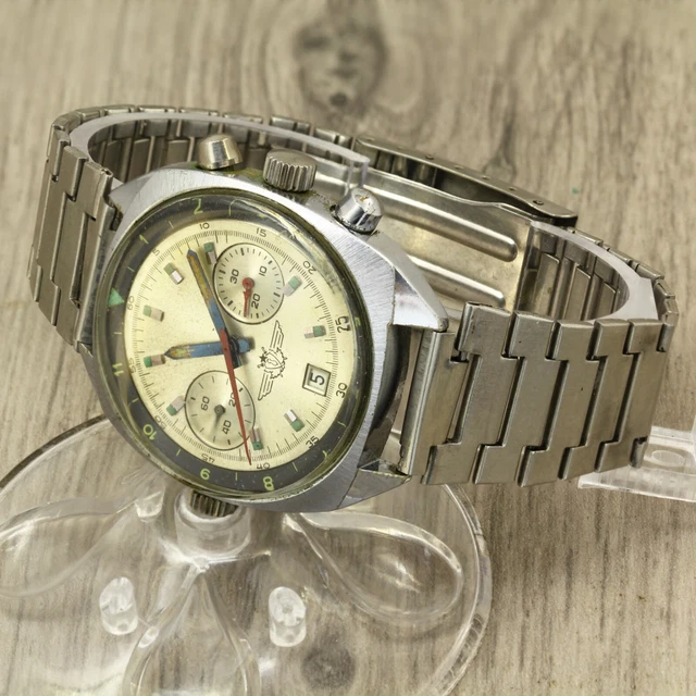 ORIGINAL STURMANSKIE POLJOT 3133 USSR military air force wristwatch chronograph EUR 540 72 PicClick IT