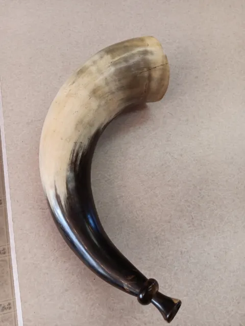 **Awesome Old  Dog Horn Blowing Horn  Old Time Hunting Horn!*
