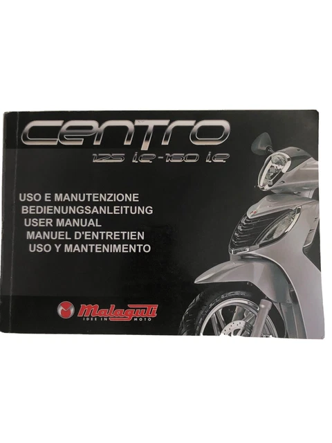 manuale uso e manutenzione malaguti centro