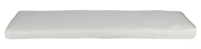 Banc de Jardin Coussin de Siège 113x44cm Revêtement Lattes de Banc Édition