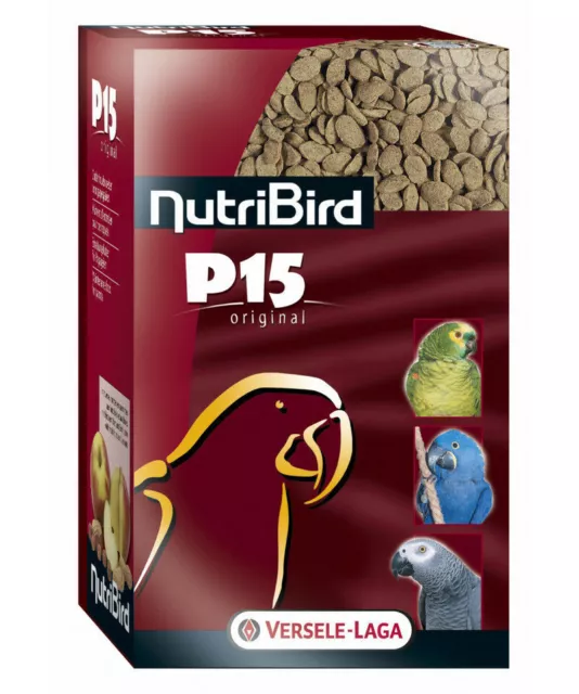 NutriBird P15 Original, 4 kg, Futter für Papageien - monocolor