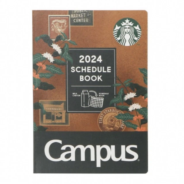 STARBUCKS 2024 CAMPUS Schedule Book Pike Place 71.24 PicClick