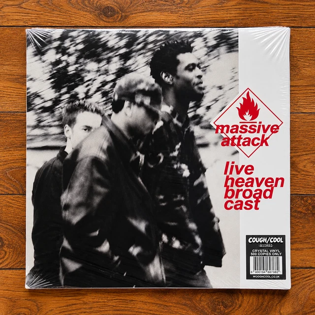 MASSIVE ATTACK LIVE Heaven Stockholm 1998 LP CLEAR Vinyl NEW