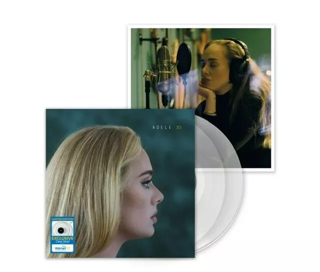 ADELE 30 2 LP Vinyles Clear Transparent + Print Edtion Limitee USA Neuf