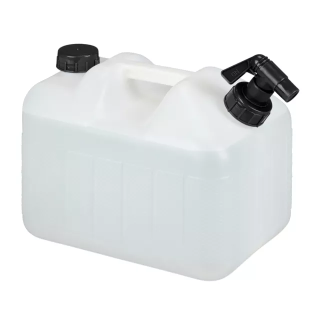 Waterside Water Carrier Kanister Weiß Volumen: 10 Liter