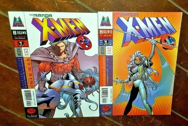 X-Men The Manga Vol. 1: #9 & #10, (1998, Marvel): Menace of the Morlocks!
