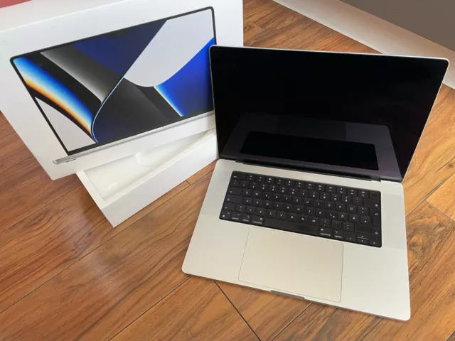 Apple MacBook Pro 16 Zoll M1 (512GB SSD, M1 Pro, 16GB) Silber