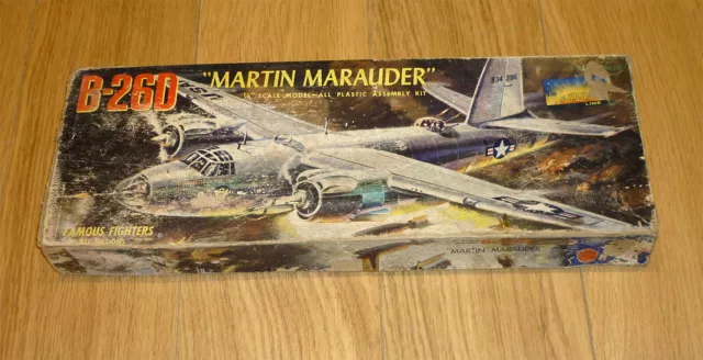 1954 Aurora 1/48 scale Martin B-26D Marauder - plane kit (for collectors?)