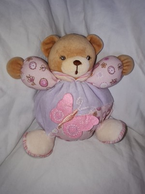 Doudou Doudou ours boule rose coeur TOODO Ours Classique 