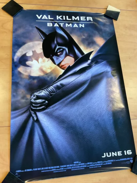 Batman Forever Advance Val Kilmer original S/S one sheet poster 27 x 40 inch