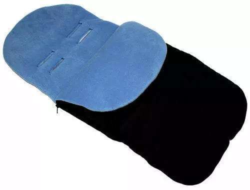 Universal Footmuff Fleece Pushchair Stroller Buggy Car seat Cosy toes Light Blue