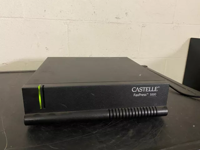 Castelle FaxPress 5000 (8-Line) External Fax / Modem 8-Port Server - AS IS