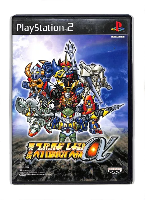 Super Robot Taisen Alpha PS2 SLPS-25228 Japanese REGION LOCKED