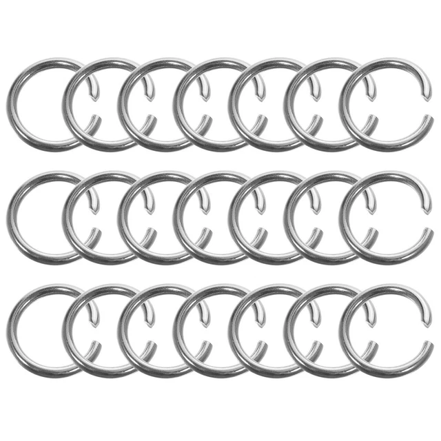 200 piezas Joyería Making Jump Ring Robus acero inoxidable anillo abierto hágalo usted mismo accesorios de joyería