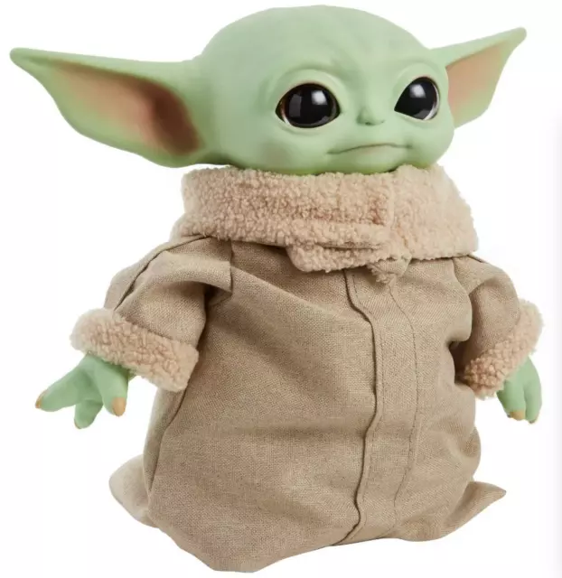 New Star Wars Mandalorian The Child 11" Plush Baby Yoda Grogu Doll Mattel