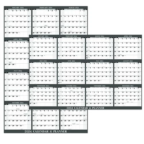 2024 DRY ERASE Calendar 2024 Yearly Wall Calendar, JAN 2024 DEC
