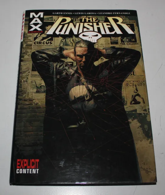 comics Punisher MAX vol 1 Marvel 2005 HC/DJ NM