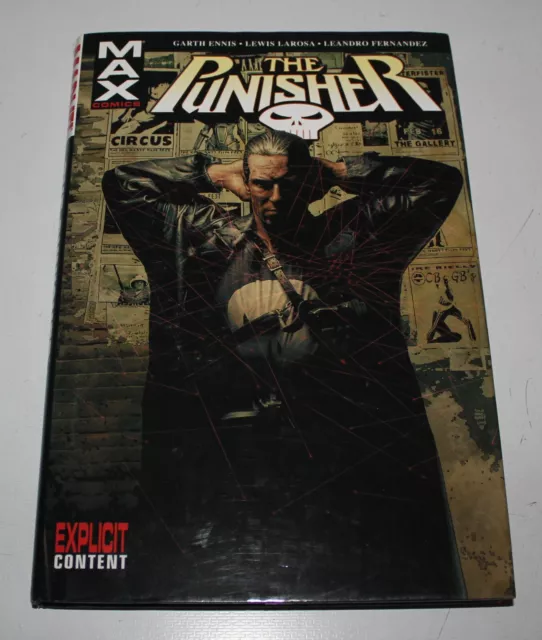 comics Punisher MAX vol 1 Marvel 2005 HC/DJ NM