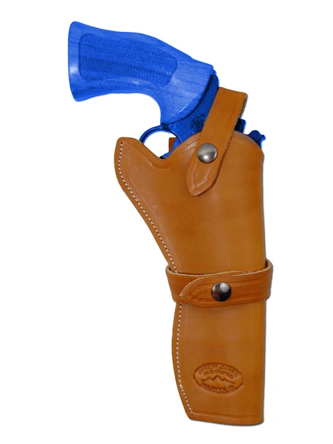 NEW Barsony Black Leather Western Style Holster Taurus 22 38 357 Snub Nose 2