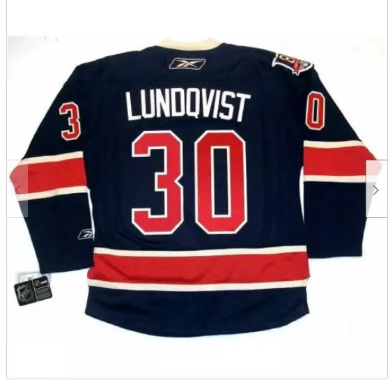 Reebok NHL New York Rangers Henrik Lundqvist Home Premier Jersey