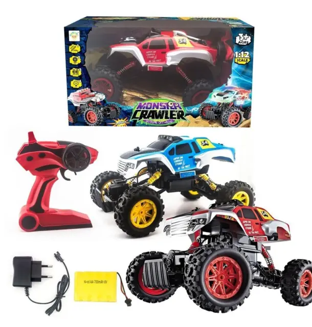 Monster Crawler Truck R/C Climbing Car W/Battery Speed Racing Toy Bday Eid Gift