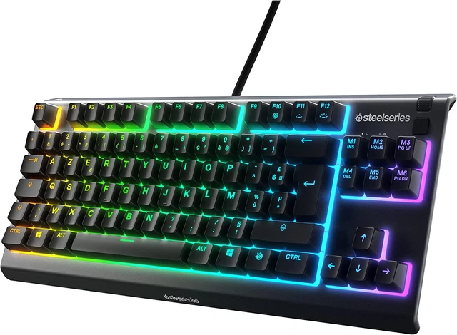 Apex 3 TKL RVB Clavier Gaming - Facteur De Forme Esports Compact Sans Pavé Numér