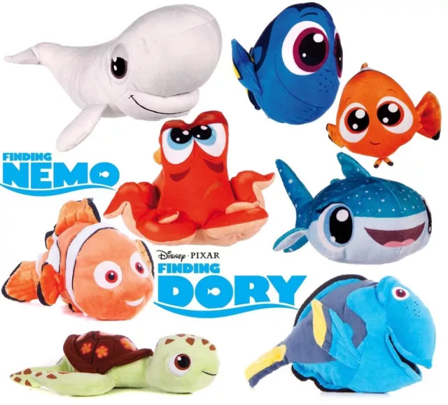 New Official 7" 12" Finding Nemo Finding Dory Plush Soft Toys Hank Destiny Otter