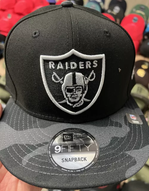 New Era Las Vegas Raiders Noir Casquette Camouflage Visière